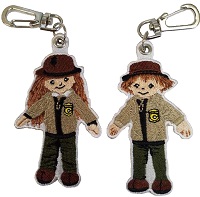 Impulse Souvenirs Jr. Ranger Key Chain Clip - Oregon Caves